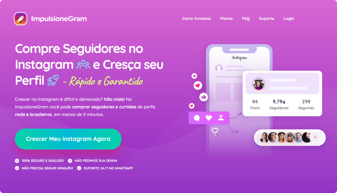 ganhar seguidores no Instagram - Impulsionegram.com.br
